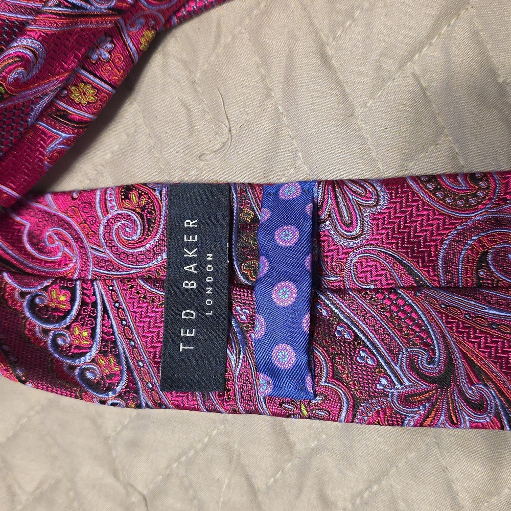Ted Baker Vibrant Paisley Tie - Picture 2 of 2